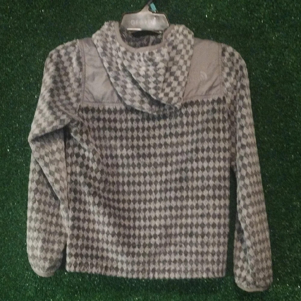 The North Face Gray Diamond Pattern Jacket